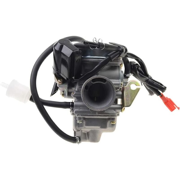 Hållbar förgasare för GY6 125cc 150cc, Pålitlig och portabel förgasare med elektrisk choke, Snabb att byta ut, Säkerställer optimal prestanda för din