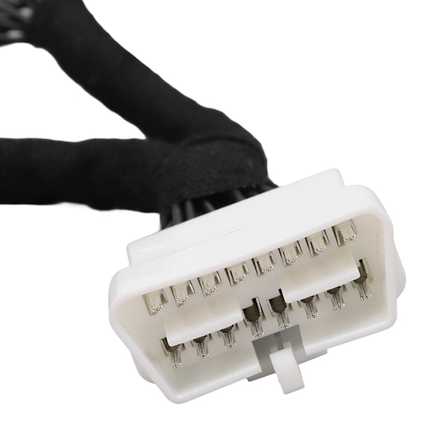 0,15m 16-stifts OBD2-delarexensionskabel Y-kabel hane till dubbla honkontakter Universal för bildiagnostiskt verktyg