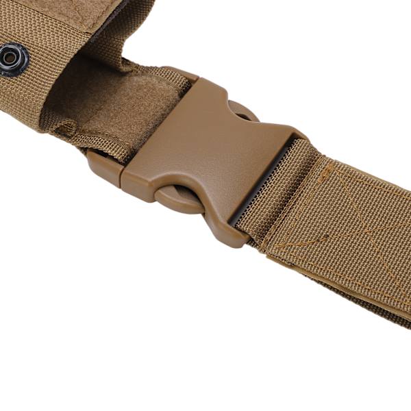 Bensinstation för vattenkokare Drop Leg Holster Molle Vattenflaska Väska Multifunktion för Utomhus Camping VandringKhaki