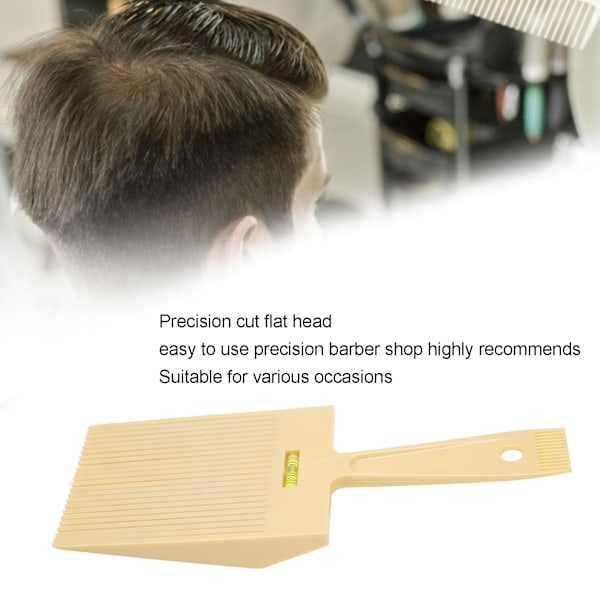 Ergonomisk Design Bredtandad Kam för Professionell Hårstyling, Dubbelsidig Design med Vätskenivelleringssystem för Salong och Hemanvändning