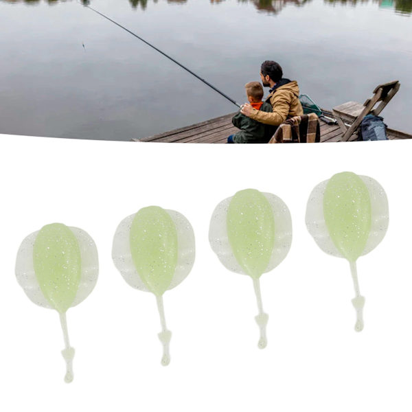 4 st 9 cm 14 g mjukt sänkbart bete, sjunkande mjukt bete Raja-bete, konstgjorda beten, fiskeredskap, utrustning, lysande färg