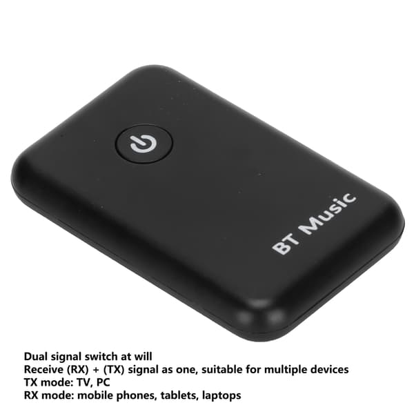 High Fidelity Stereo Bluetooth Transmitter Receiver, Plug and Play Design for Quick Setup, Stable Connection with Up to 10m Range, Built In