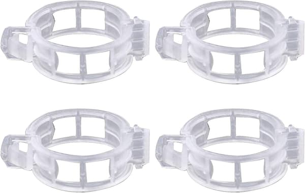 Tomatrankeclips, holdbart plastmateriale med ventileret design til sund planteudvikling