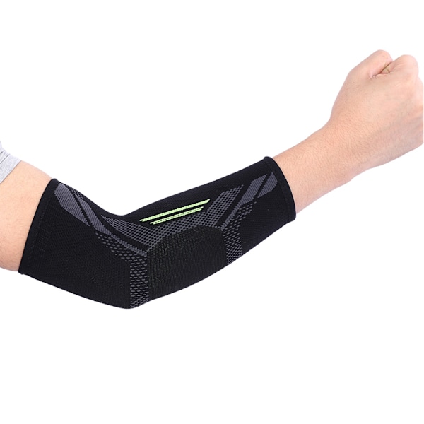 Kompressionsstöd Ärm för Armbåge, Smärtlindrande Kuddar för Tyngdlyftning & Tennis, Fukttransporterande Material för Säker Passform & Enkel Justering (1 st XL)