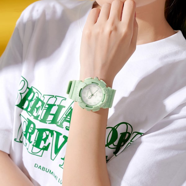Watch pojkar flickor, armbandsur pojkar analog, armbandsur barn, analog quartz watch med armbandsur gummi vattentät utomhussport