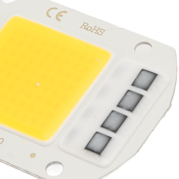 2 st LED COB-chip med hög effekt, drivrutinfri integrerad SMD-lampbricka, ljuseffektiv flip COB-lampbricka, varmt ljus 50W