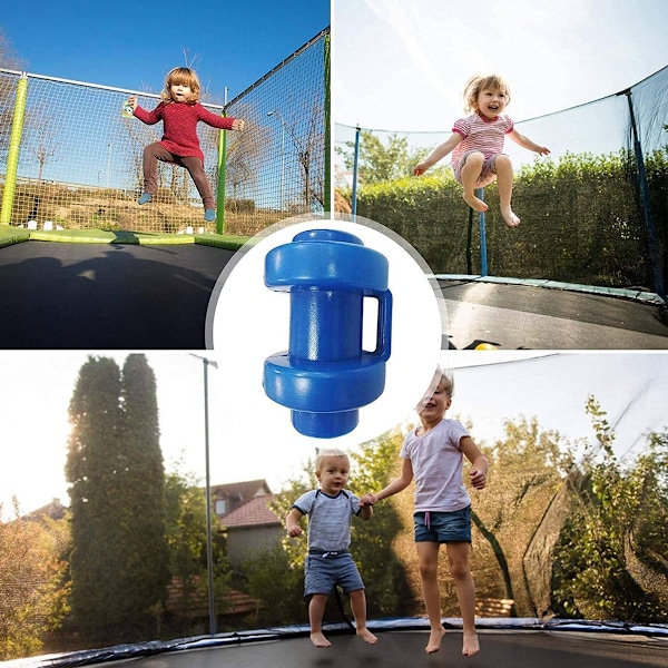 Säkerhetstillbehör för Trampolin, Stolplock med Enkel Anslutning, Mångsidiga Kompatibla Stolplock för Nät, Plastmaterial av Hög Kvalitet