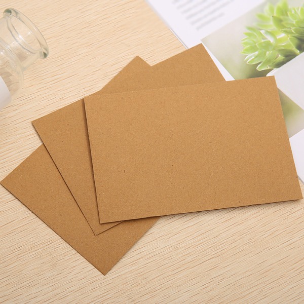 Presentkort Kuvert, Återvunnet Papper Bulk Kuvert, Utskrivbara Vykort för Bröllop, 11,4 x 16,2 Cm, Kraftpapper Kuvert, Naturligt Lim, Extra