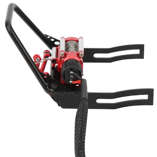 Frontstötfångare med vinsch Uppgraderingsdelar Tillbehör Passar för SCX10 1:10 RC Crawler Klätterbil