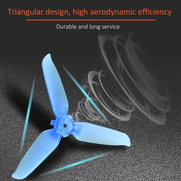 FPV Racing Drone Propeller, Støjreducerende Holdbare Plastikblade, Quick Release Design For Nem Montering, Kompatibel Med DJI FPV Combo, 2 Par