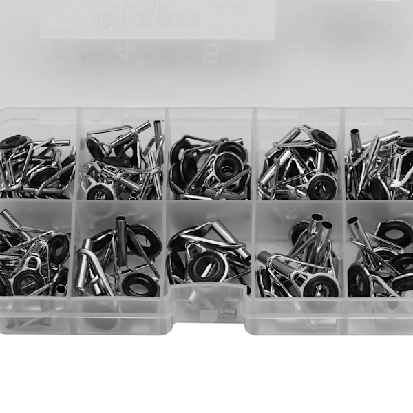 Den ultimata fiskekompisen, keramiska ringguide-toppar, alternativ i flera storlekar för alla fiskare, idealisk för byte av fisketillbehör