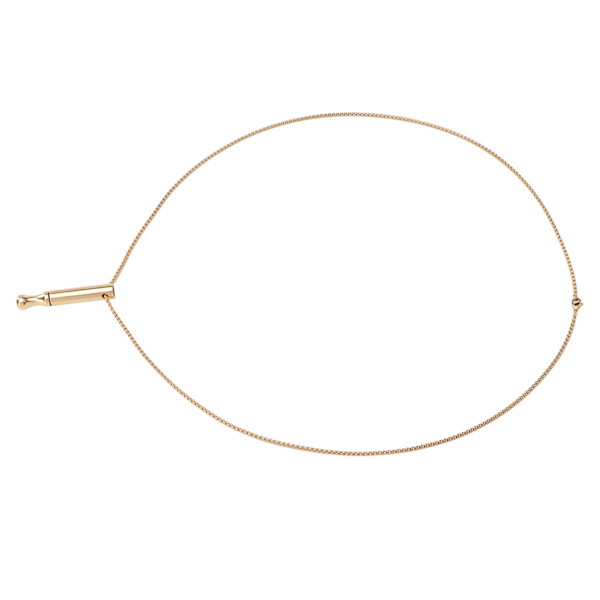 Stressavlastande andningshalsband unisex minska ångest lindra tryck moderiktigt meditationshalsband guld