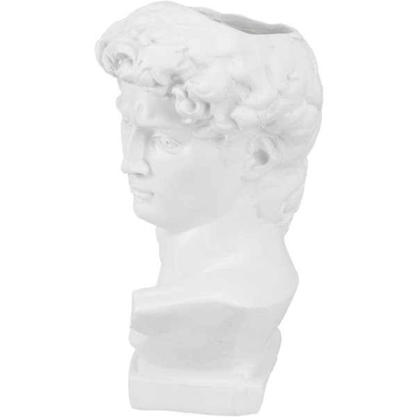 Klassiska grekiska statyer Huvud Blomkruka Blomvas Desktop