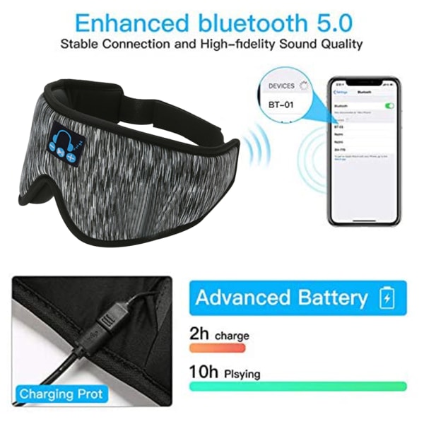 Sleep Headphones Bluetooth Sleeping Headband, Music Sport Soft