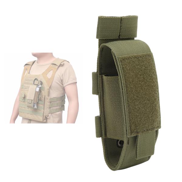 Medicinsk väska Oxford tyg vattentät tourniquet traumahållare för medicinska instrument bandage sax militärgrön