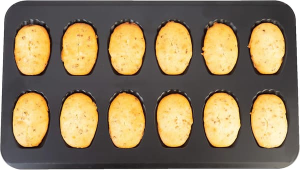 2-pack Nonstick Madeleineform, 12-kopps Kraftig Skalform Bakform.