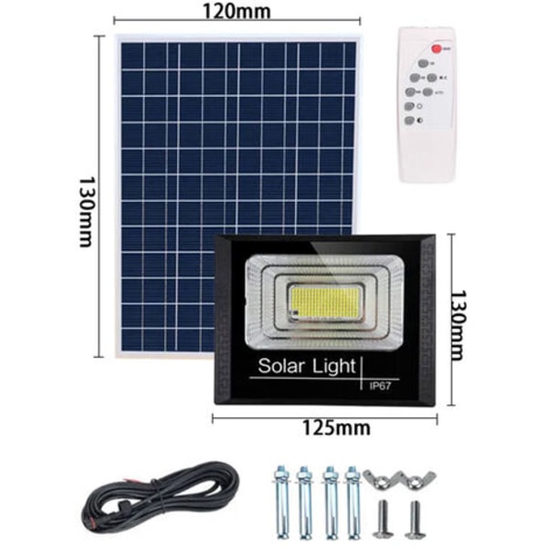 Solcellsstrålkastare + fjärrkontroll + timer + ljusstyrka justering, special 25W 44pcs.- special 25W 44pcs.QPUION