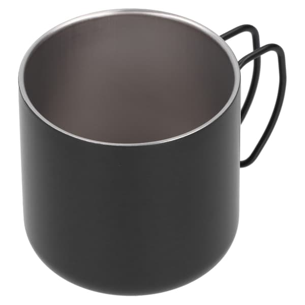 Bærbare campingkopper, kobberfinish dobbeltvægget termokrus, espressokopper i rustfrit stål til udendørs eventyr (400 ml)