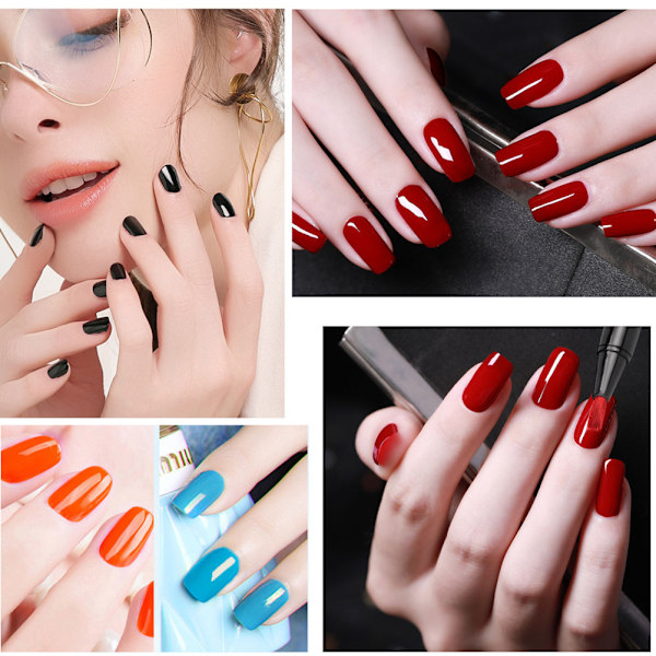 Gelpenna för nagellack i ett steg, nagelgelpenna, nagelkonstset
