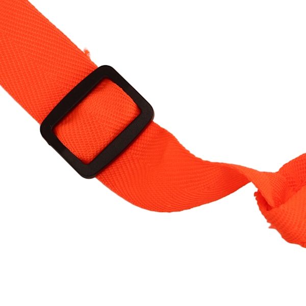 Vattenflaskhållare Bärbar Mesh Vattenflaskväska med Justerbar Axelrem för Utomhus Fitness Träning Fluorescerande Orange