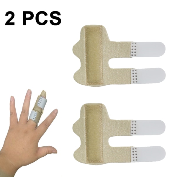 2-pack fingerskena för fingerstyvhet, fingerstöd,