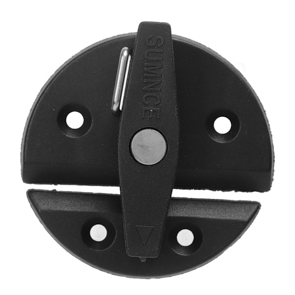 4 uppsättningar båtskåpsvridlås förstärkt nylon 59 mm rund vridknappslås för yacht RV-dörrskåpslucka