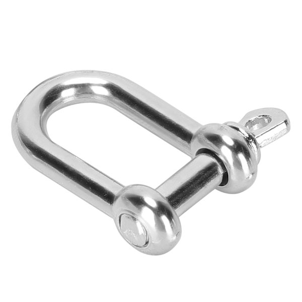 3 st U-formade Shackle i zinklegering D-ringlås bågshackle för paracordarmband platt huvud