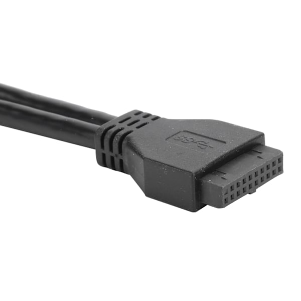 Ultrasnabb Dubbel USB 3.0 Hubb Adapter För Frontpanel, Supersnabb Dataöverföring 5Gbps, Skyddsfilm Säkerställer Repfri Montering, Moderkort