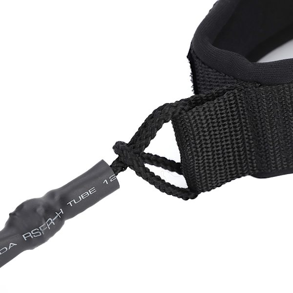 Stand Up Paddle Board Coiled Spring Leg Foot Rope Surfing Leash för Surfboard (gul)