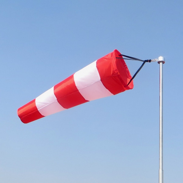 2 st väderflöjel utomhus hängande rip-stop vindsock roterande vindsock extern anemometerpaket