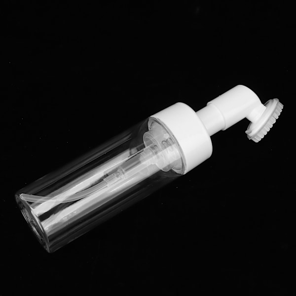 Mousse Skummande Flaska Silikonborste Tom Refillable Ansiktsrengöring Skummande Flaska Transparent 100ML