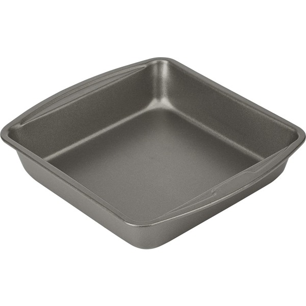 8 tum x 8 tum fyrkantig kakform, nonstick bakform nonstick bakform / nonstick kakform, grå