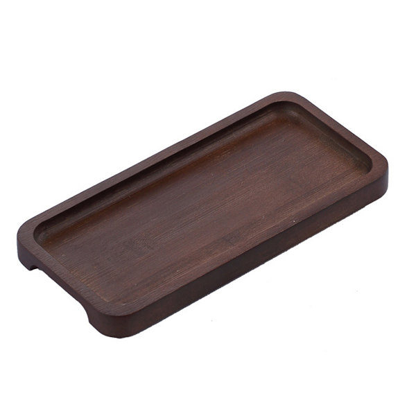 Kaffe-bricka i bambu, japansk tebricka, fruktfat för hushåll, soffbord, stor