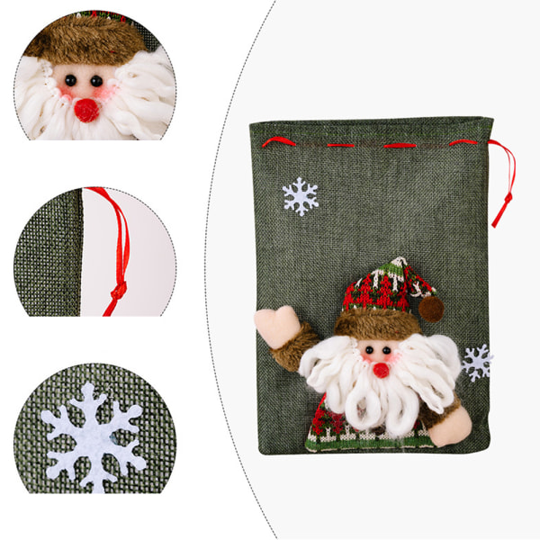 Julklappsväska Tomteomslagsväska Christmas Goodie Bags