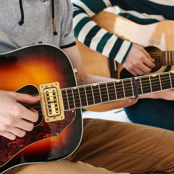 Gitarr Capo, 2in1 Flamingos Zink Metall Capo för Akustisk och Elektrisk Gitarr, Ukulele, Mandolin, Banjo, Gitarraccessoarer.