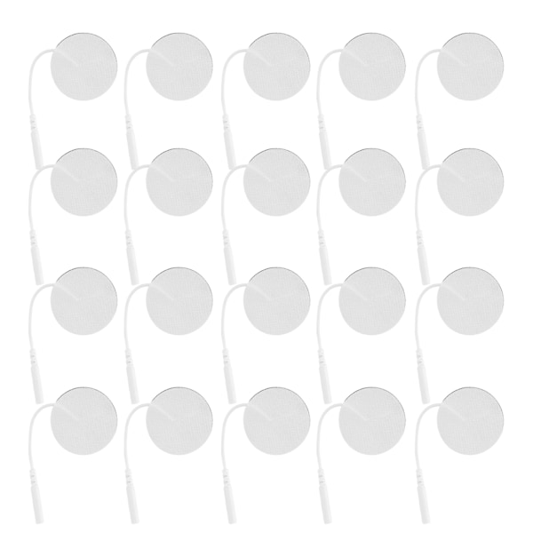 Återanvändbara TENS-plattor för optimal komfort, universella elektrodplattor med ledande adhesivt lager minskar hudirritation, starkt nonwoven-stöd