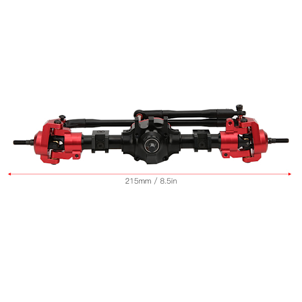 RC-uppgradering av framaxel, reservdelar, tillbehör som passar för SCX10 II 90046 90047 1/10 RC Crawler