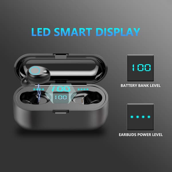 Løft lydopplevelsen din: Adaptive Equalizer Bluetooth-ørepropper, IPX7 vanntett, for eventyrere som søker kvalitetslyd