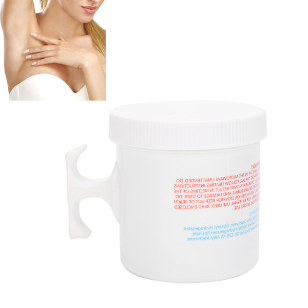150g Unisex Mikrovågsbar Hårborttagningsvax Kit, Dermatologiskt Testad Formula för Släta Resultat, Multifunktionell Användning på Kropp och Ansikte med Effektiv Hårborttagning