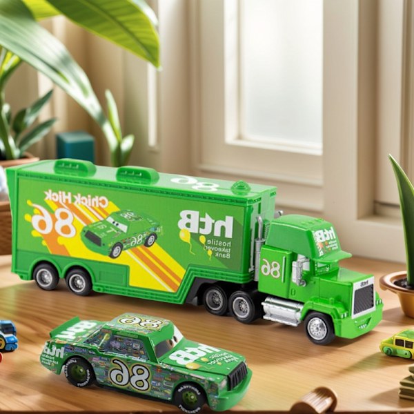 1:a Disney Pixar Flygplan och Bilar Blixten McQueen Mack Dumper Lastbil Leksaksbil #5
