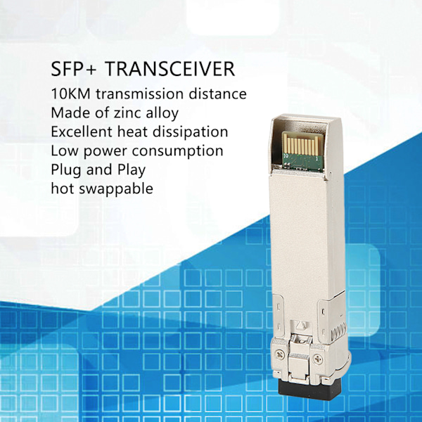 Ethernet Optisk Sfp Transceiver, Singlemode Fiber Digital Diagnostisk Övervakning Duplex Lc-kontakt För Bred Kompatibilitet, Universell Kompatibilitet