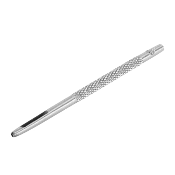 20 stansar i läder, kolstål, krompläterade, olika storlekar, läderstansverktyg för klockarmband, bälte, hantverk, 1,5 mm