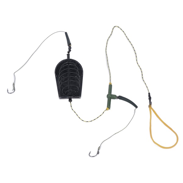 Fiske krok stark kraft bit bur effektiv havsfisk krok med metallsänke för karp 40g / 1.4oz