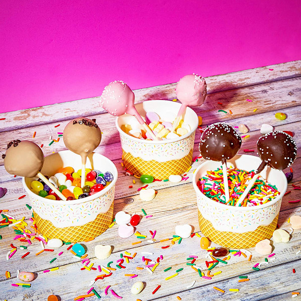 100 st Lollipop-pinnar, Marshmallow-pinnar, Livsmedelssäkerhet Kreativa Multifunktionella Lollipop Sucker-pinnar 152*4mm