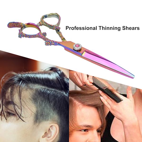Professionella tunna saxar för frisör, hårsax för frisörsalong, styling, raka saxar