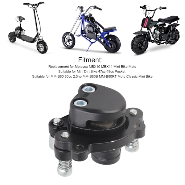 Bakre Skivbroms Ok Bytt Pad Ersättning för Motovox MBX10 MBX11 Minicykel Scooter