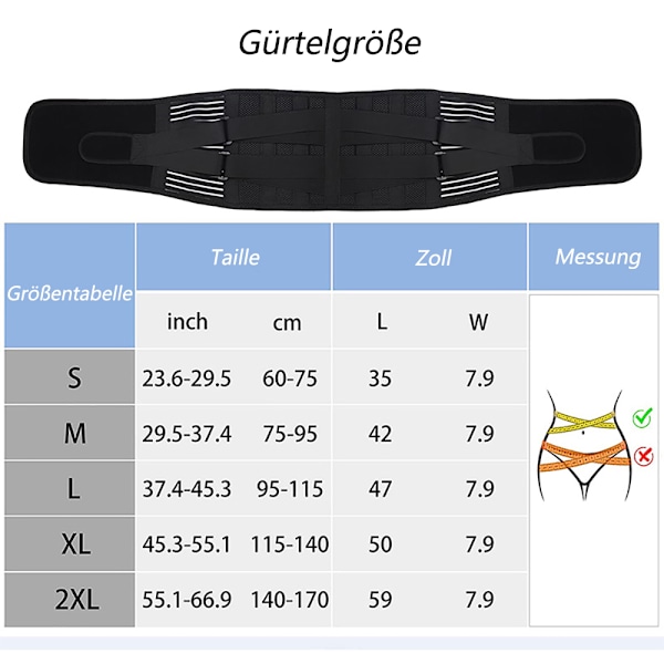 Tung Lyftskydd med Ergonomisk Form, Ryggsmärtlindring från Mjukt Ventilerande Mesh, Djup Ländryggsmassage Ryggstöd för Män och Kvinnor