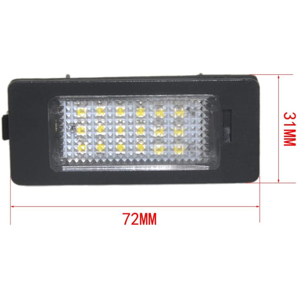 LED-skyltbelysning för AUDI A1 A5 A7/5D RS5/2D TTRS A6/C7 Q5
