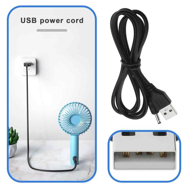 Strømadapterkabel, 5V DC Strømadapter Mobil Strømløsning USB 2.0 A Type Han til 3.5x1.35mm DC Strømkabel, Understøtter Ekstern