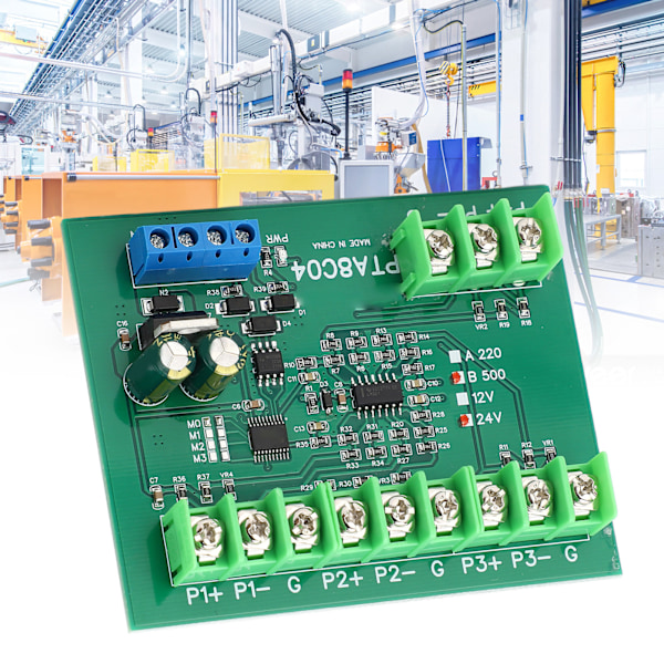 4-kanals PT100 RTD RS485 Temperatursensorbräda Temp-insamlingsmodul Resistansuppsamlare B500 -40-500℃ DC24V